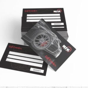 MFK Auto Care Gift Vouchers